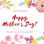 Let’s celebrate mom